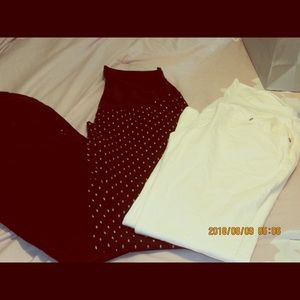 Maternity pants bundled